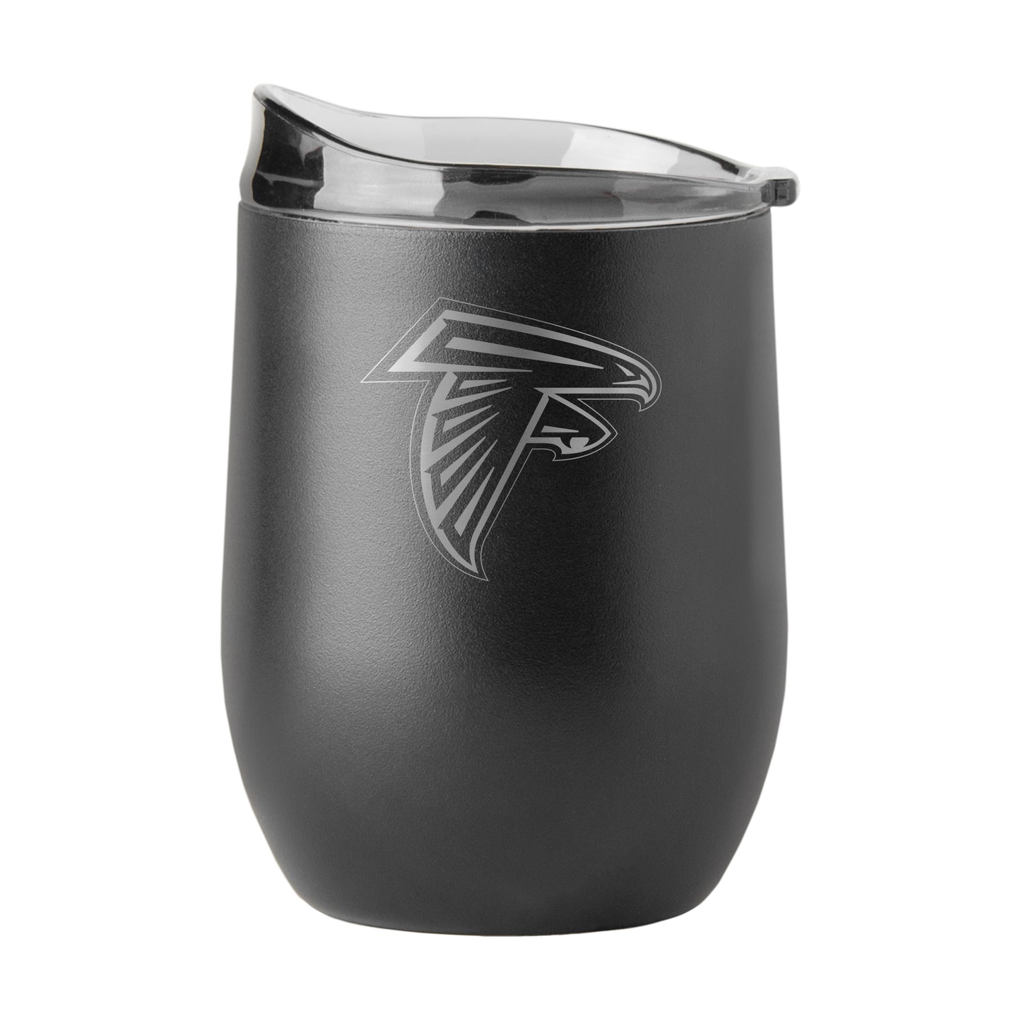 Atlanta Falcons Curved Beverage Etched Tumbler