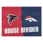 NFL House Divided Mat - Falcons / Broncos