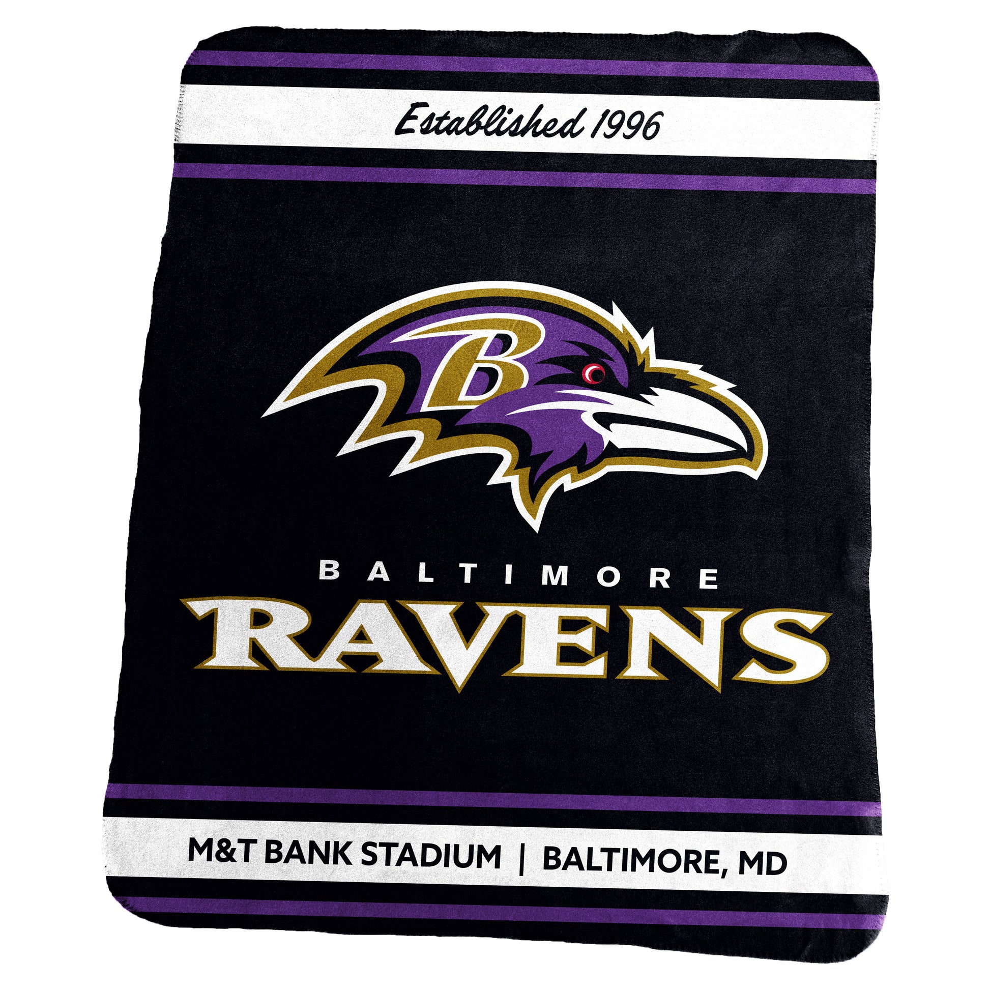 Baltimore Ravens Stadium Classic Fleece Throw