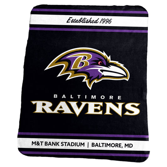 Baltimore Ravens Stadium Classic Fleece Throw