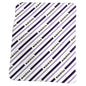 Baltimore Ravens Classic Vertical Stripe Fleece Throw