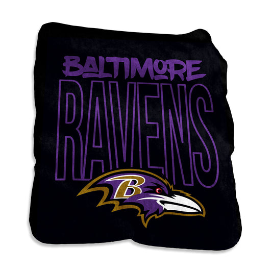 Baltimore Ravens Silicon Valley Raschel Throw