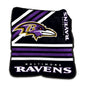 Baltimore Ravens Raschel Throw