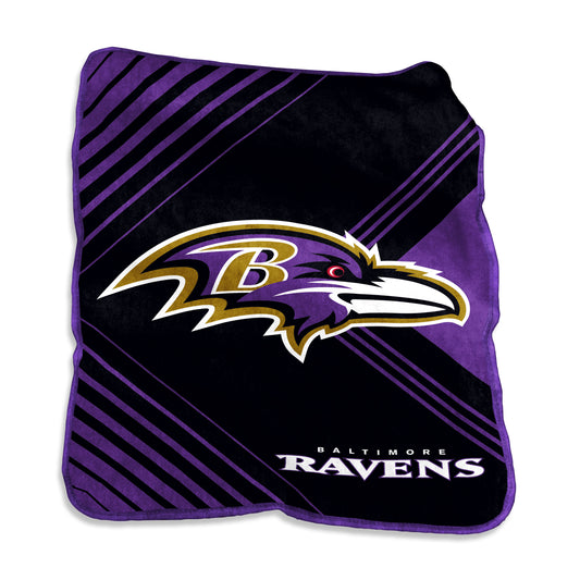 Baltimore Ravens 60x80 Silicon Valley Raschel Blanket