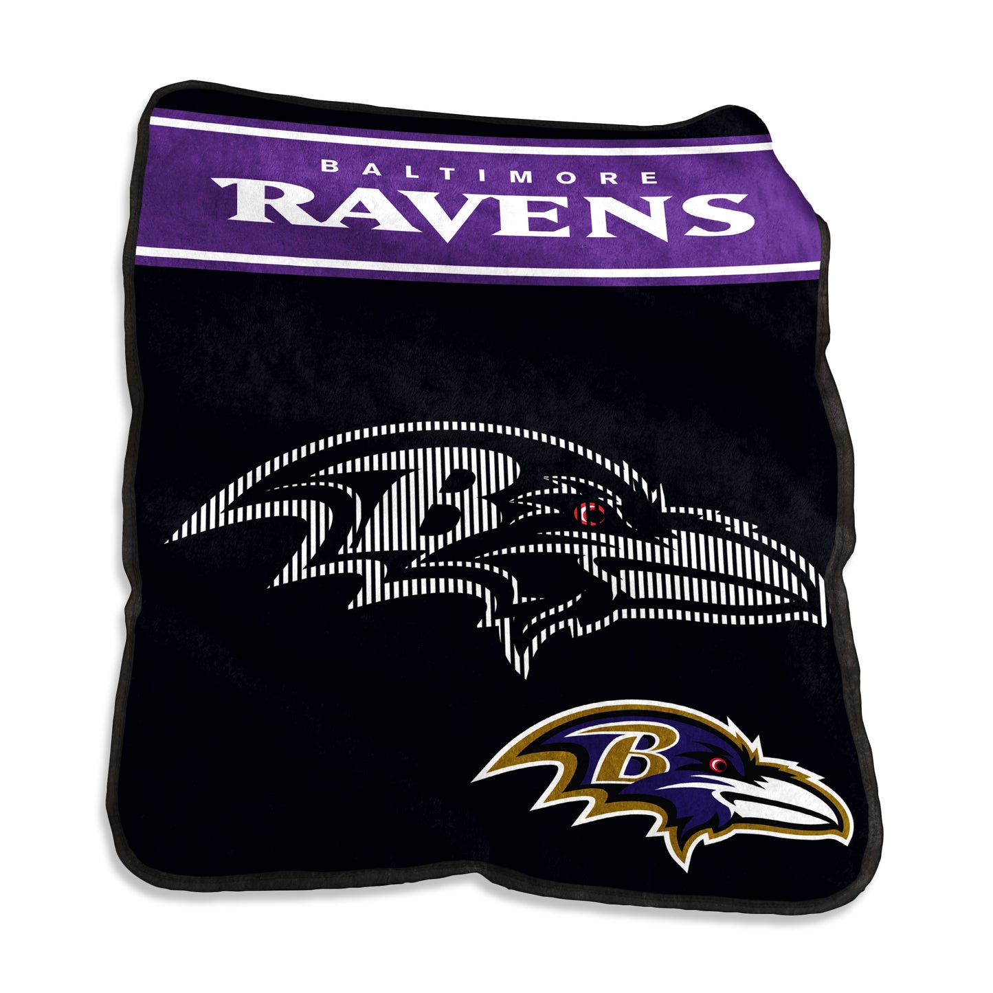 Baltimore Ravens 60x80 Raschel Throw