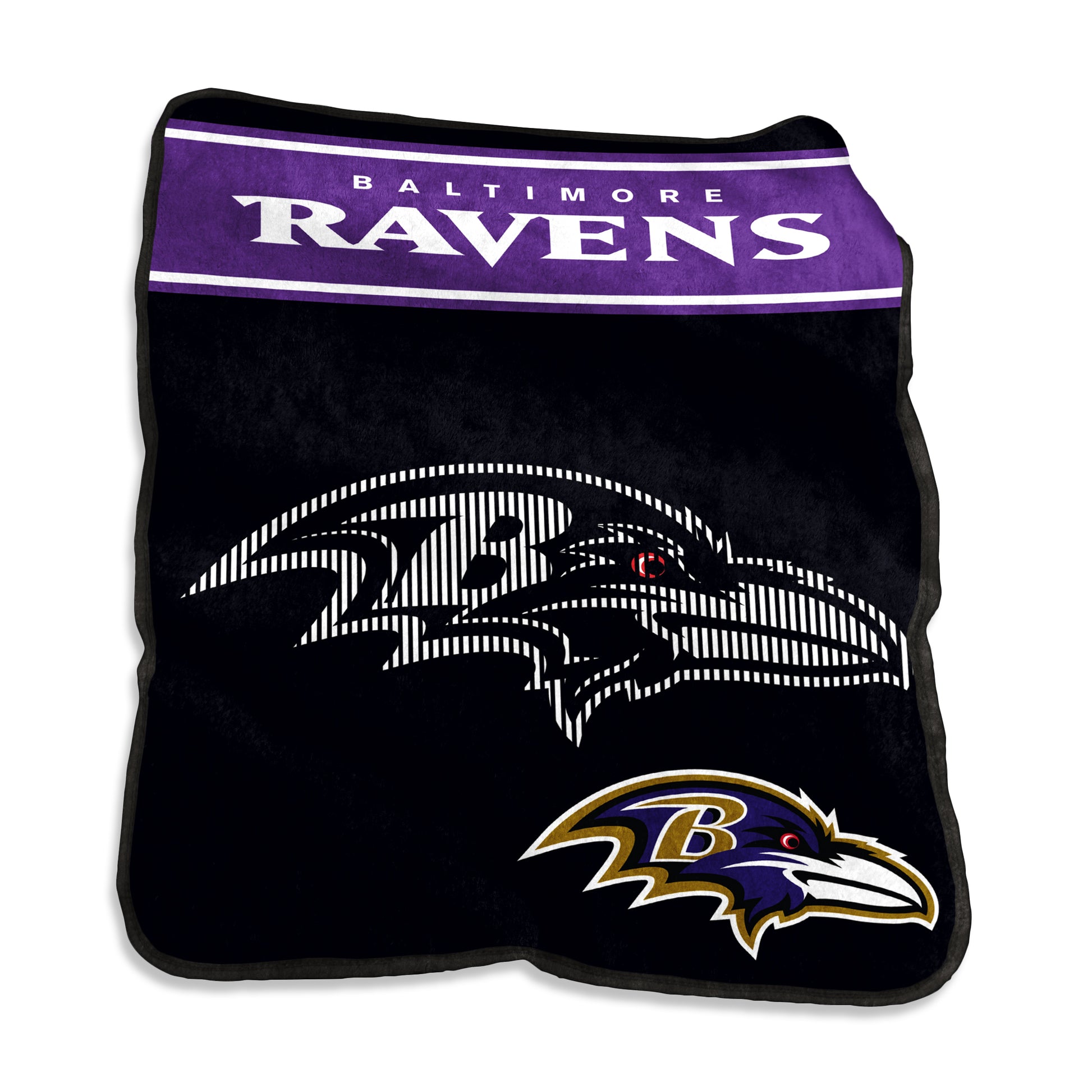 Baltimore Ravens 60x80 Raschel Throw