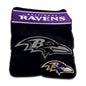 Baltimore Ravens 60x80 Raschel Throw