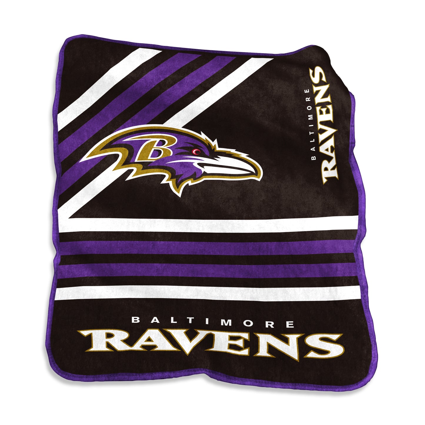 Baltimore Ravens 60x80 Raschel Blanket