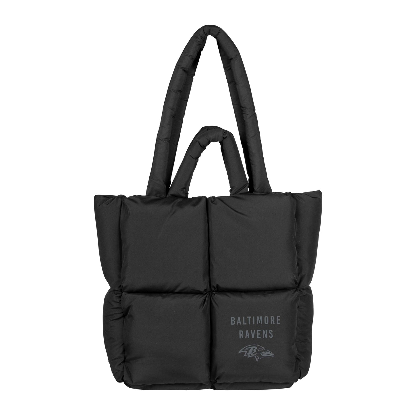 Baltimore Ravens Black Puff Tote
