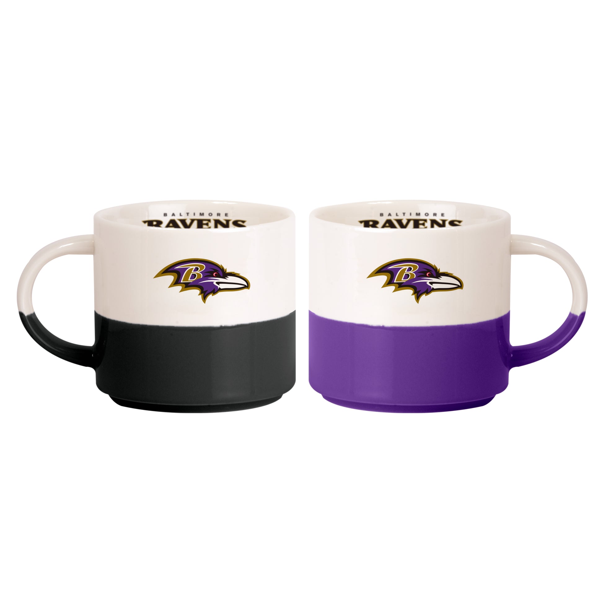 Baltimore Ravens 15oz Stackable Mug Set