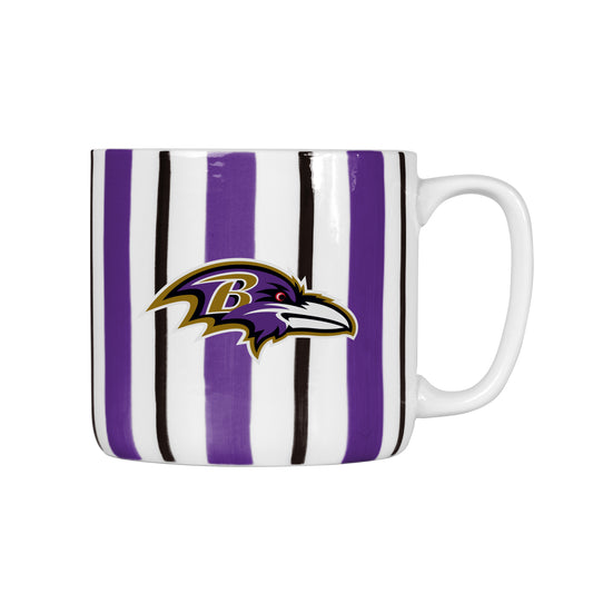 Baltimore Ravens 16oz Brushstroke Stripe Mug