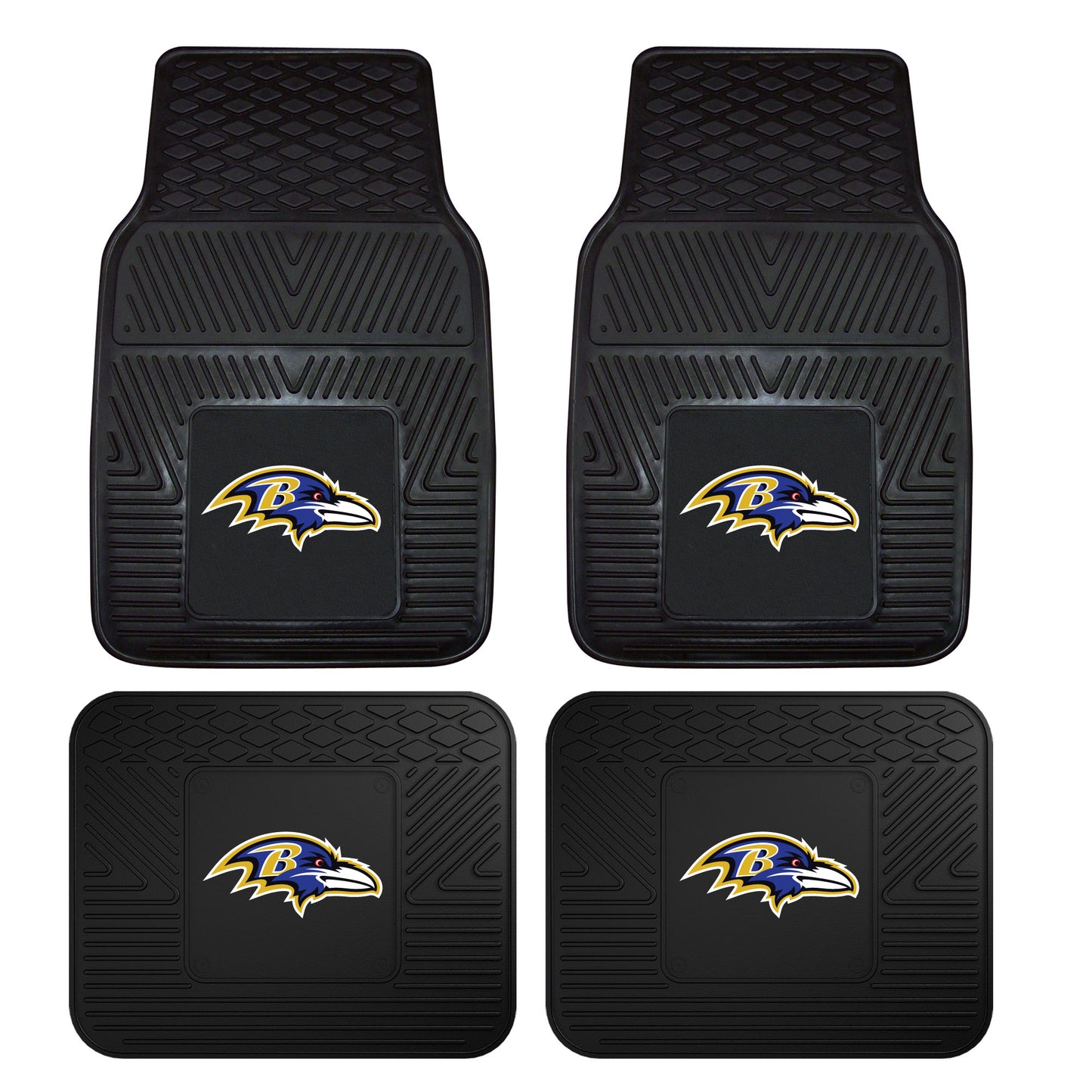 NFL - Baltimore Ravens 4-pc Vinyl Car Mat Set