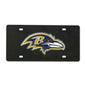 NFL - Baltimore Ravens Black Diecast License Plate