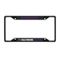 Baltimore Ravens License Black Trinity Plate Frame