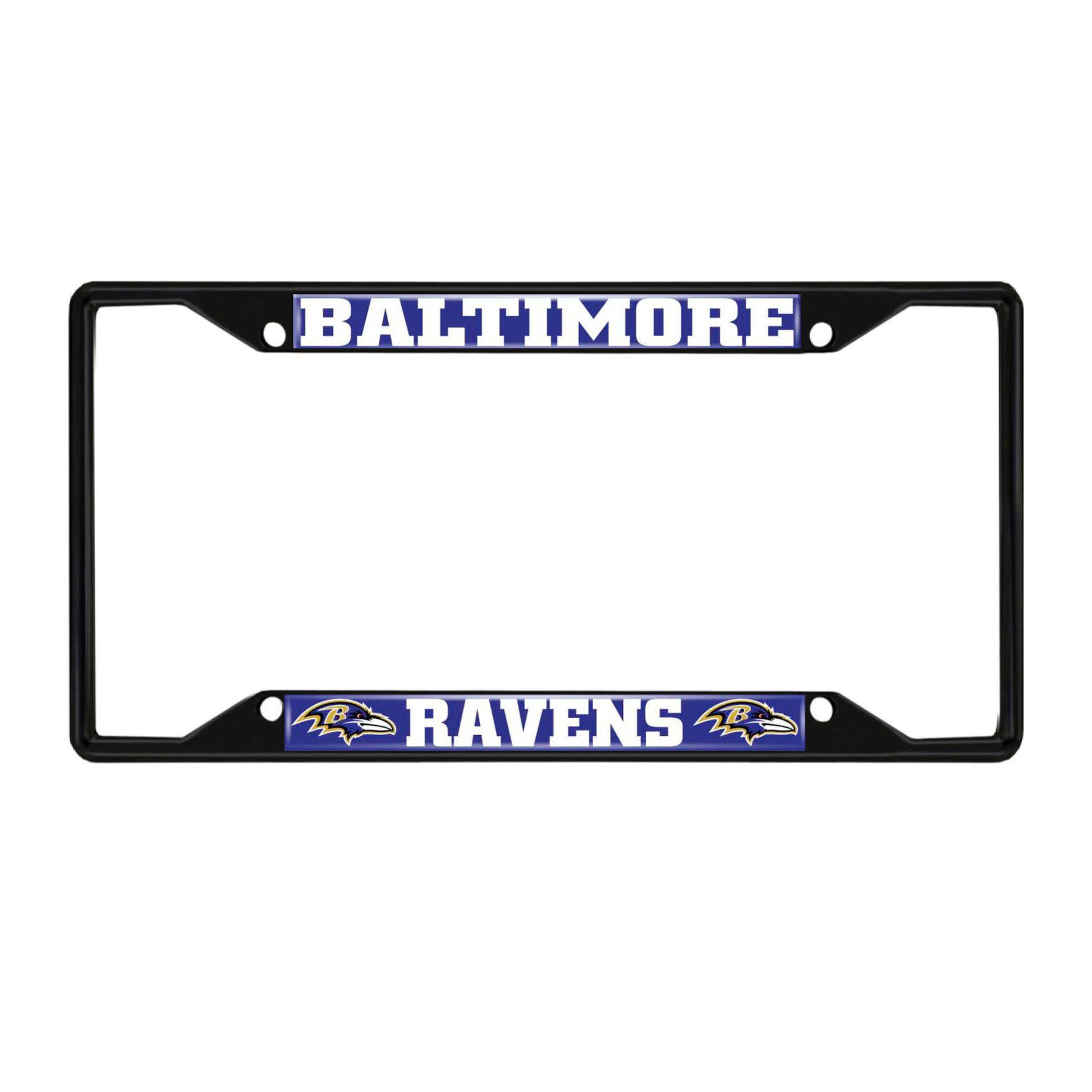 NFL - Baltimore Ravens Black License Plate Frame