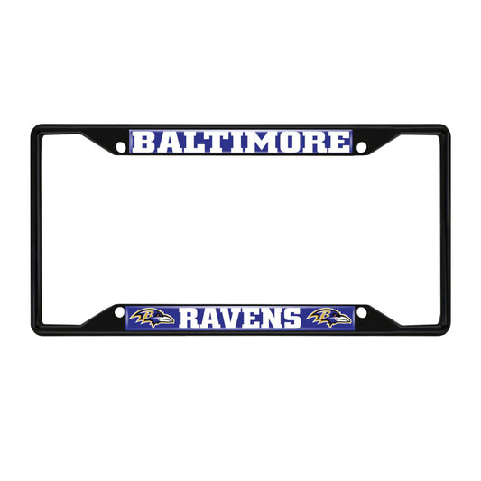 NFL - Baltimore Ravens Black License Plate Frame