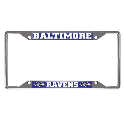 NFL - Baltimore Ravens Chrome License Plate Frame