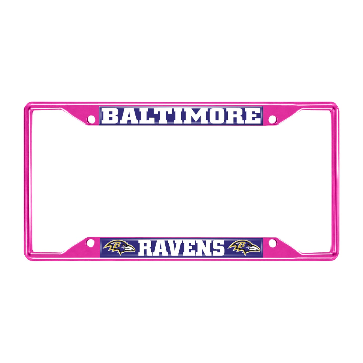NFL - Baltimore Ravens-Pink License Plate Frame