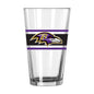 Baltimore Ravens 16oz Stripe Pint Glass