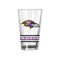 Baltimore Ravens 16oz Gameday Stripe Pint Glass