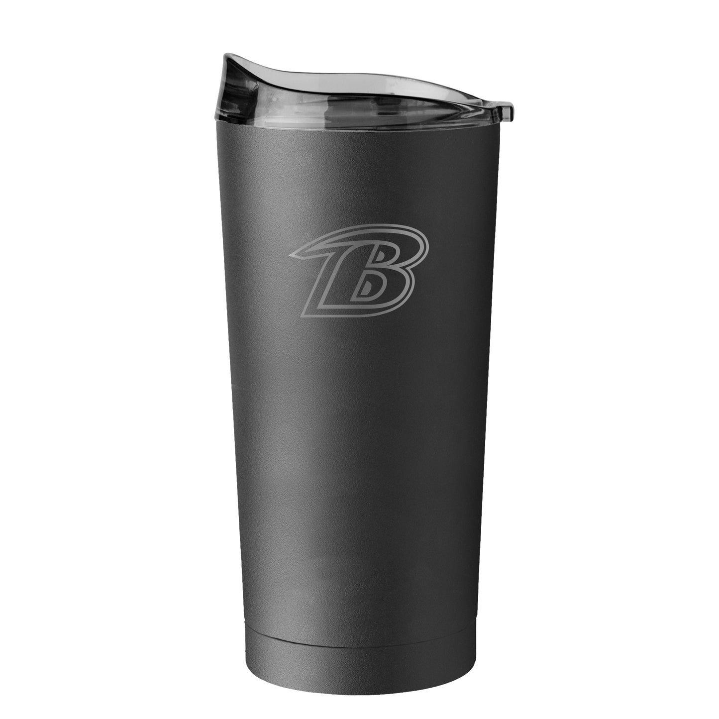 Baltimore Ravens 20oz Etch Black Powder Coat Tumbler
