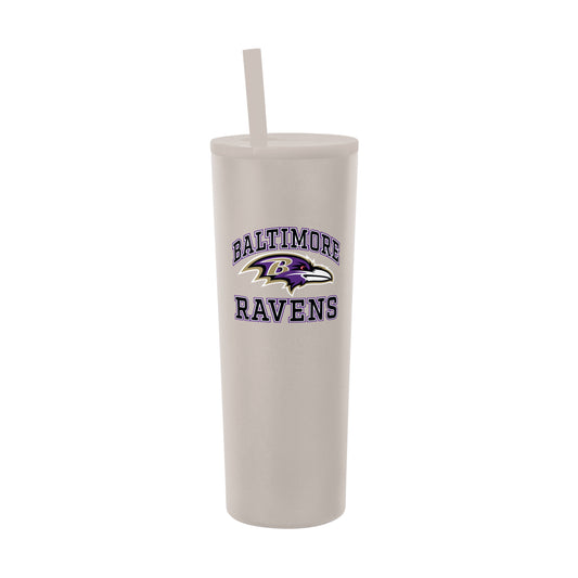 Baltimore Ravens 30oz Athletic SS Straw Tumbler