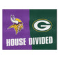 NFL House Divided Mat - Vikings / Packers