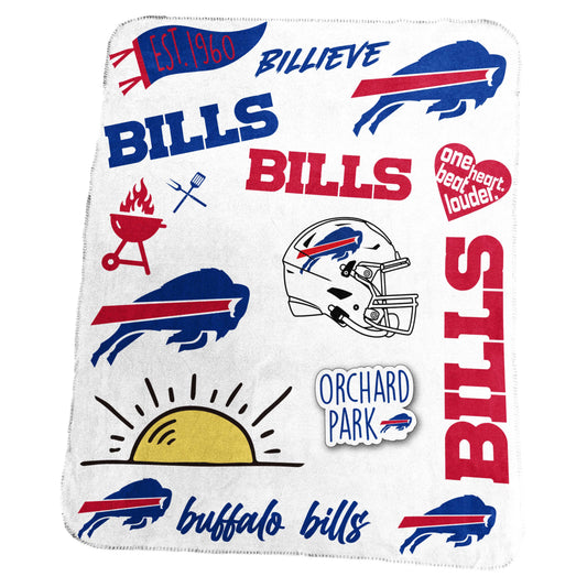 Buffalo Bills Classic Native Fleece Throw