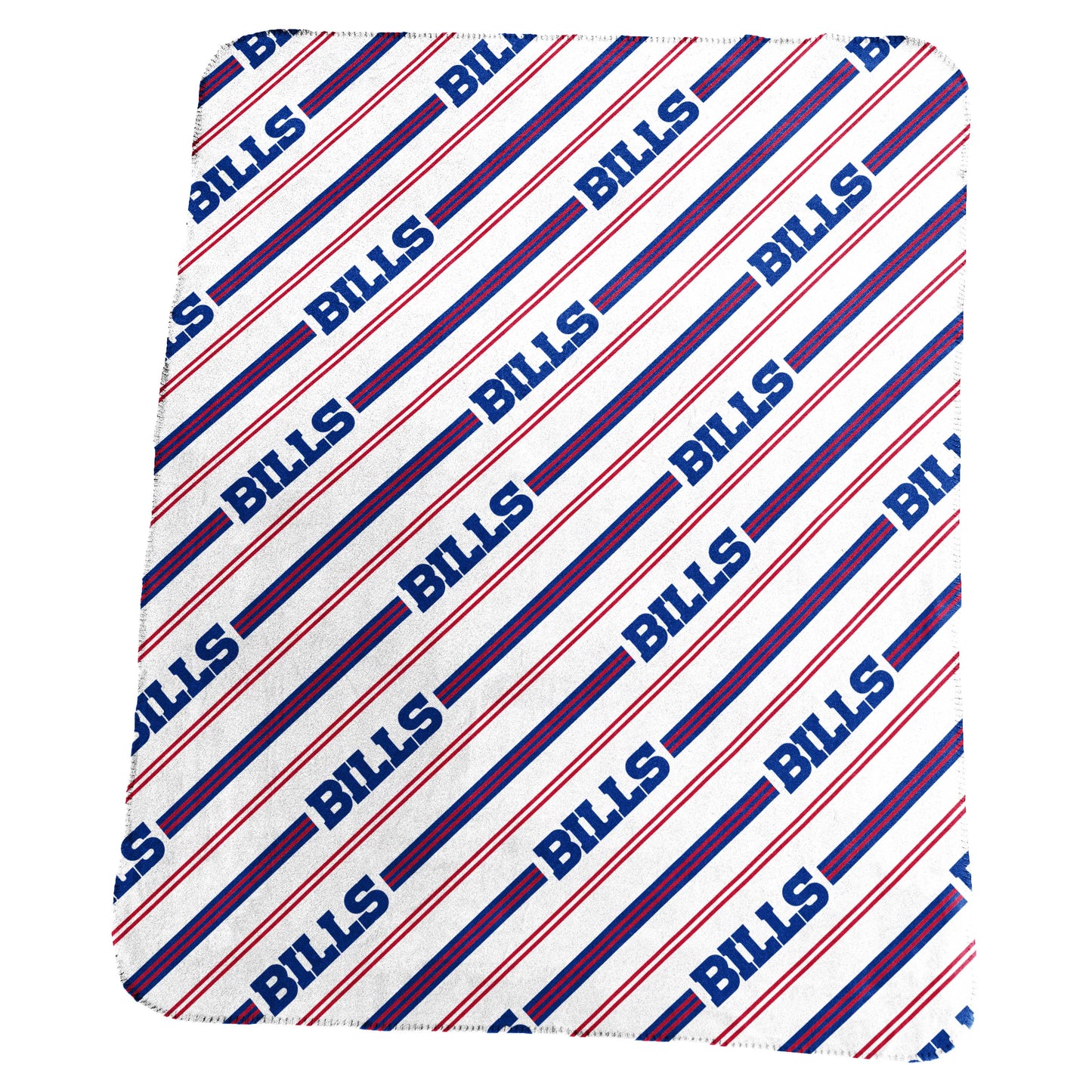 Buffalo Bills Classic Vertical Stripe Fleece Throw