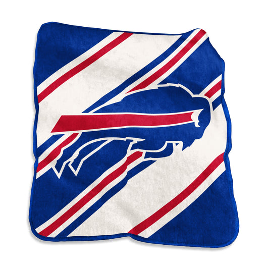 Buffalo Bills Raschel Stripe Throw