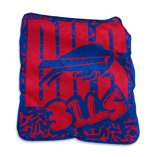Buffalo Bills Raschel Dunhams 2025 Stroke Design Throw