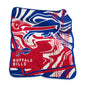 Buffalo Bills Swirl Raschel Throw