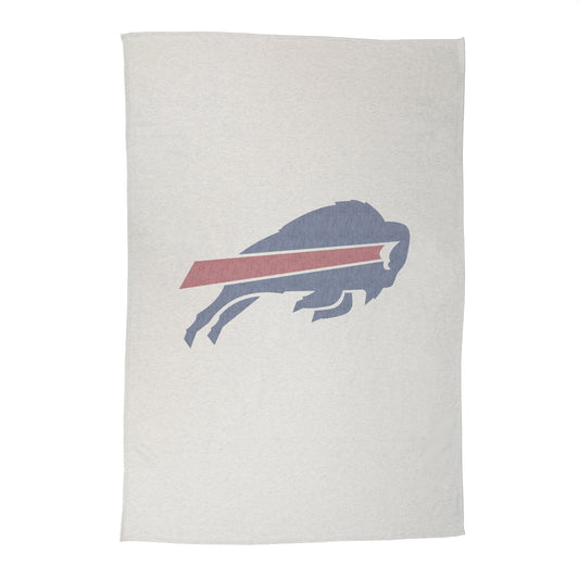 Buffalo Bills Oversized Logo Sublimated Sweatshirt Blanket