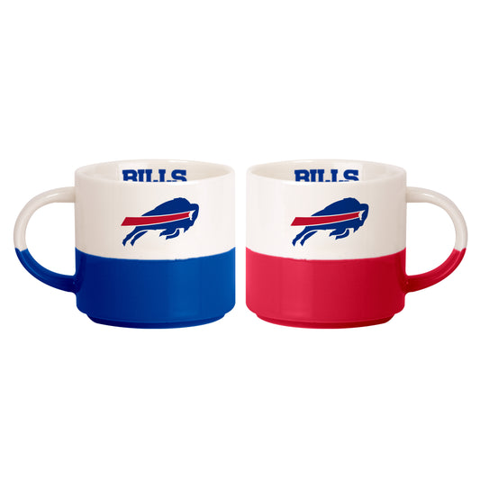 Buffalo Bills 15oz Stackable Mug Set