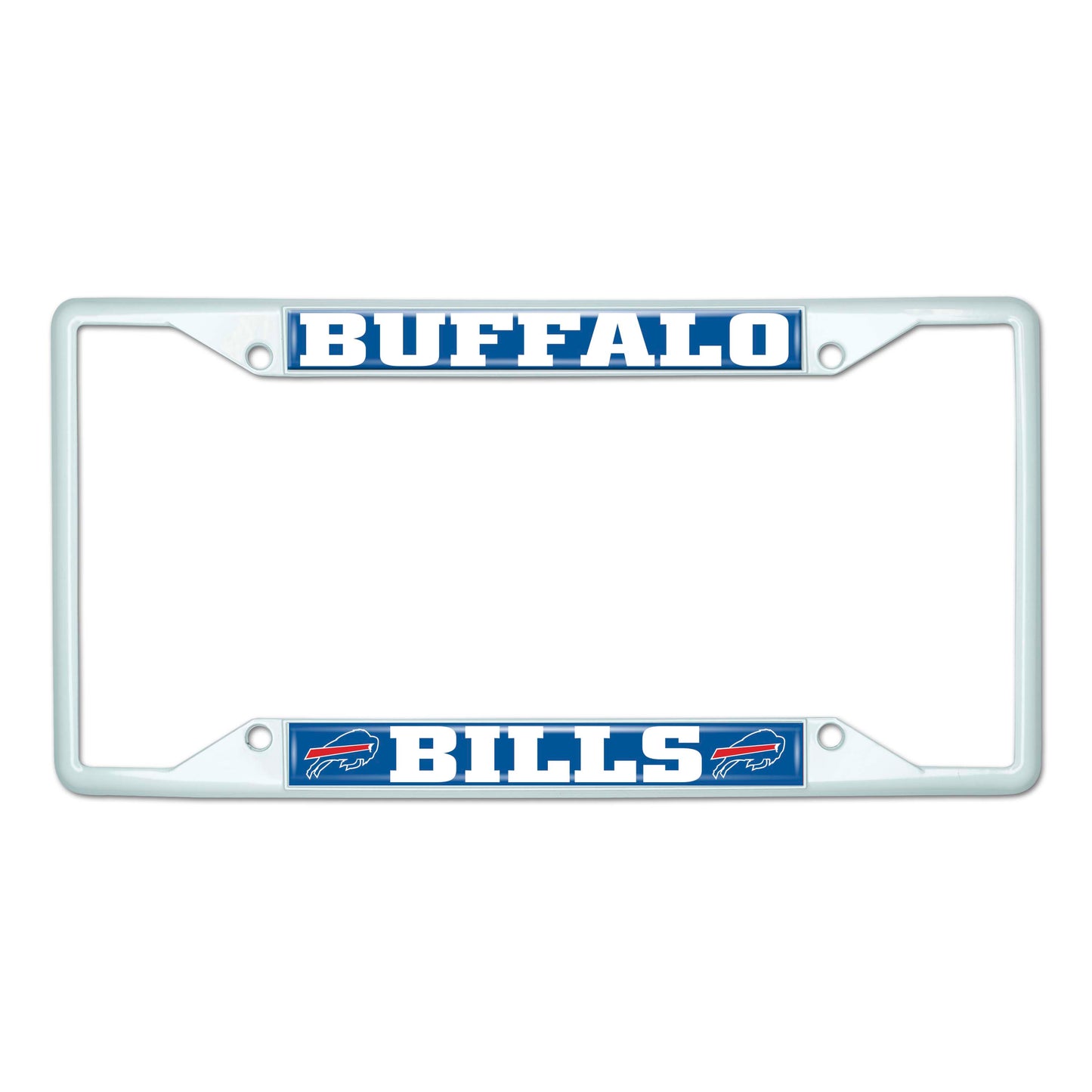 NFL - Buffalo Bills-White License Plate Frame