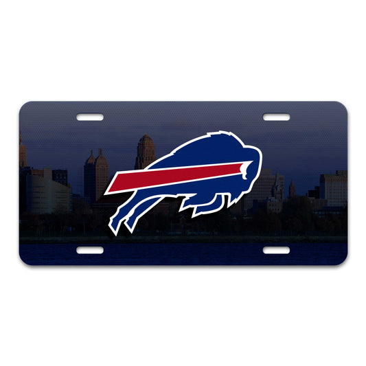 Buffalo Bills Flat Metal License Plate