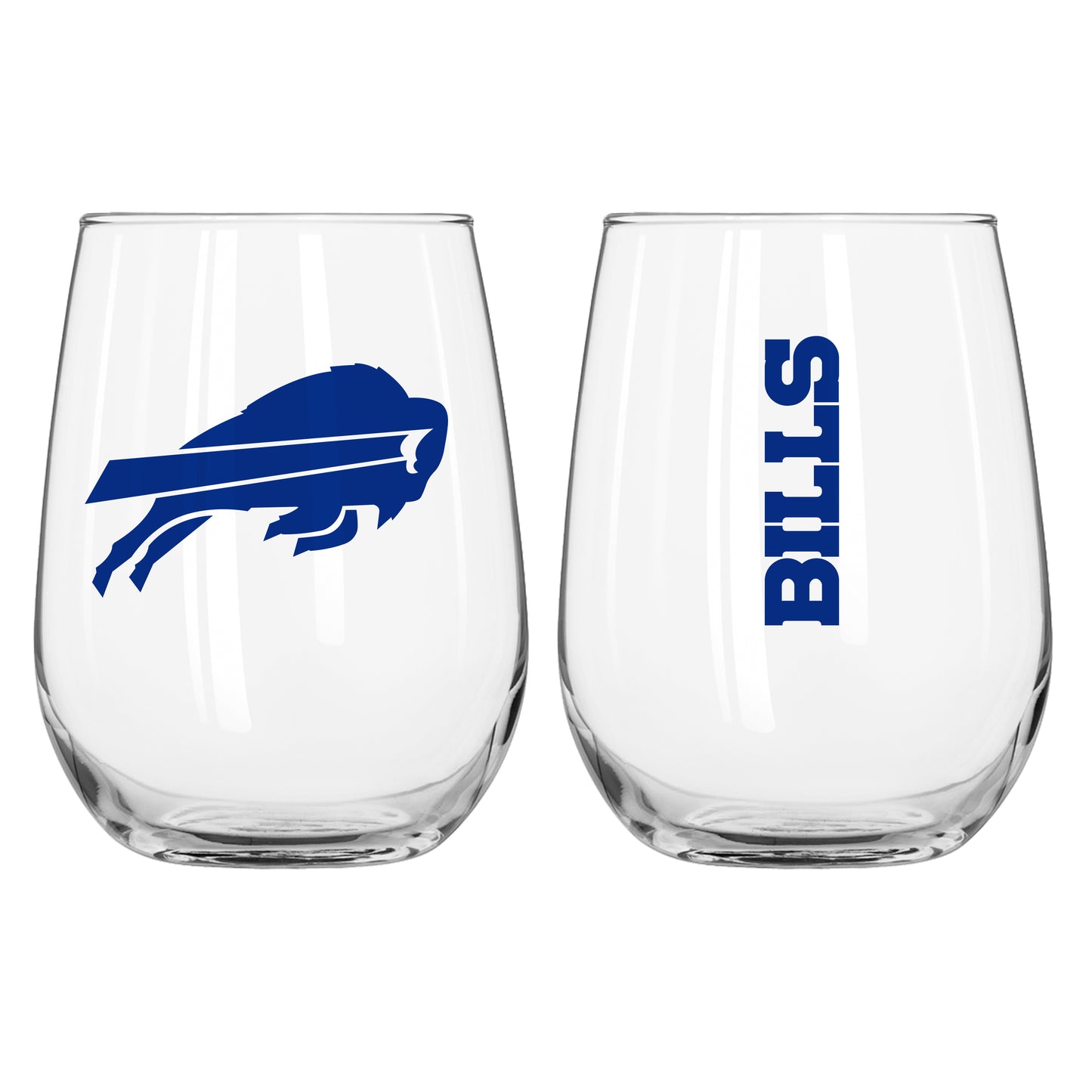 Buffalo Bills 16oz Gameday Curved Beverage Glass