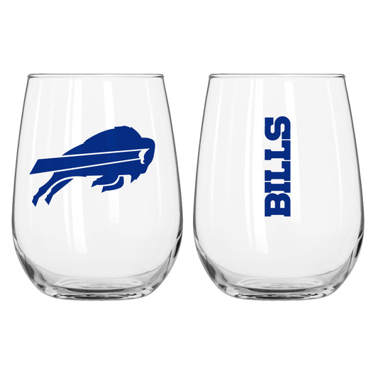 Buffalo Bills 16oz Gameday Curved Beverage Glass