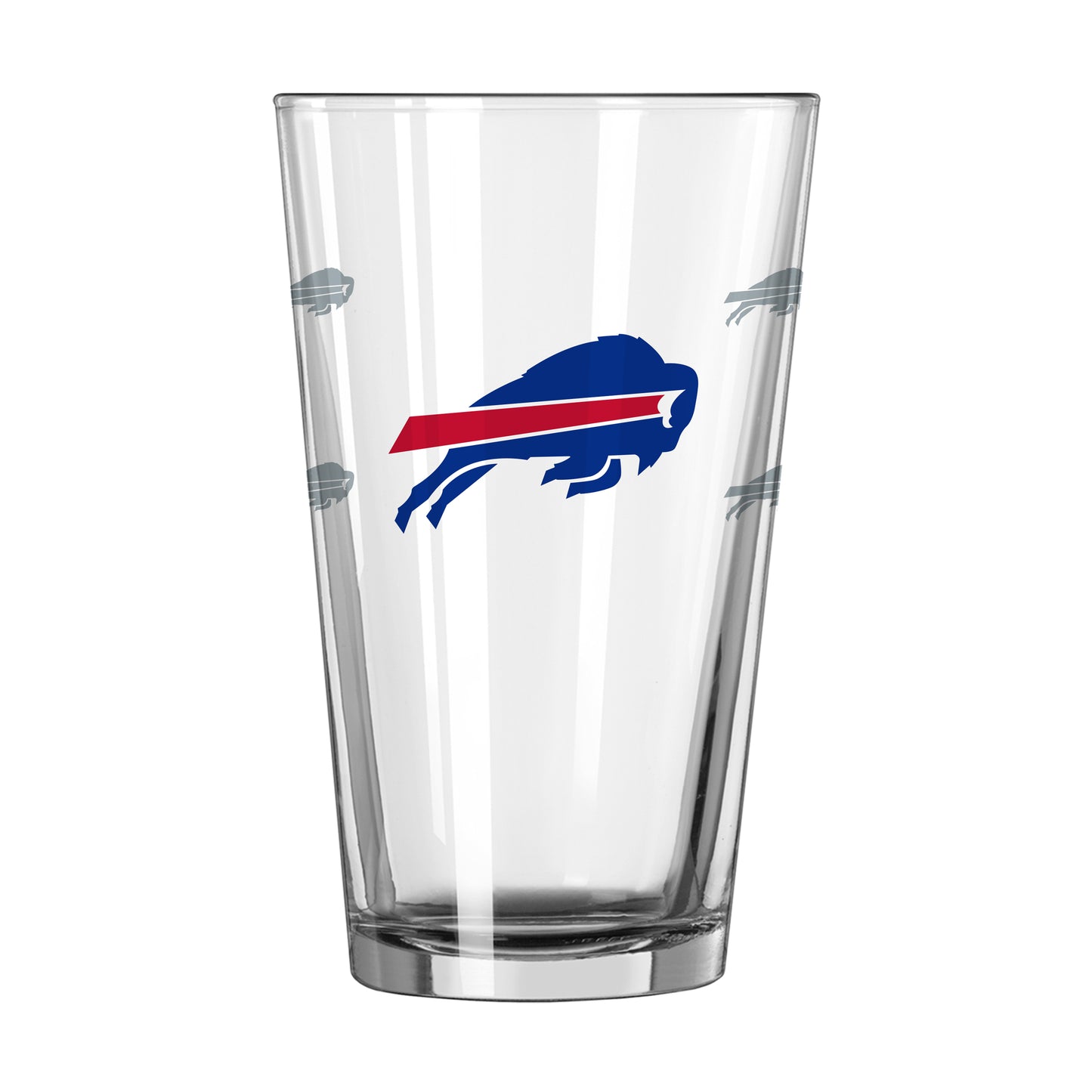 Buffalo Bills 16oz Satin Etch Pint Glass