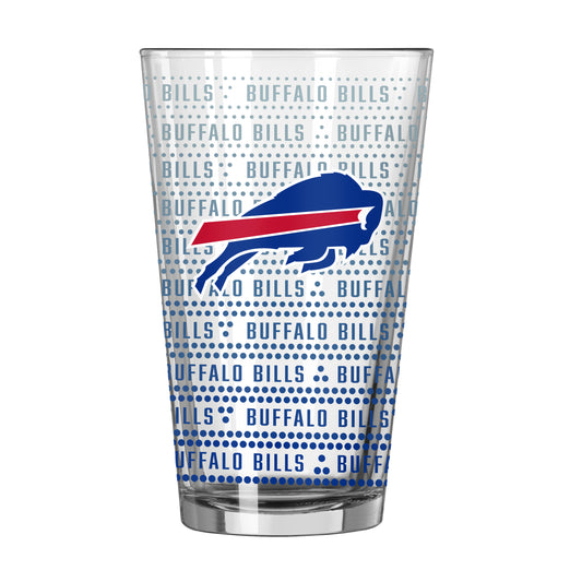 Buffalo Bills 16oz Chant Fade Pint Glass