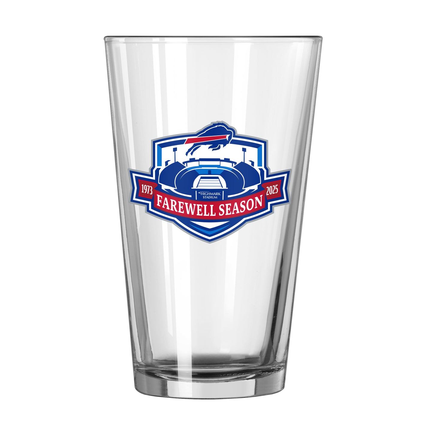 Buffalo Bills Farewell Season Schedule 16oz Pint Glass