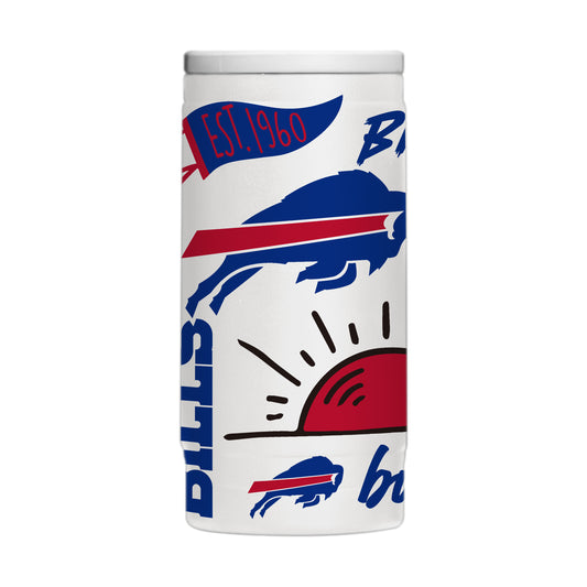 Buffalo Bills 12oz Native Powdercoat SlimCan Coolie