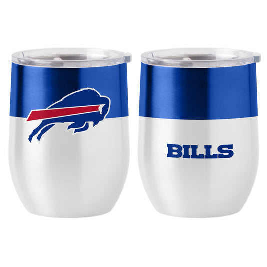 Buffalo Bills Colorblock 16oz Stainless Curved Beverage