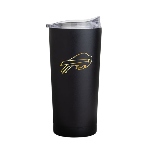 Buffalo Bills Black 20oz Foil Powder Coat Tumbler