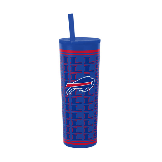 Buffalo Bills 30oz Echo SS Straw Tumbler