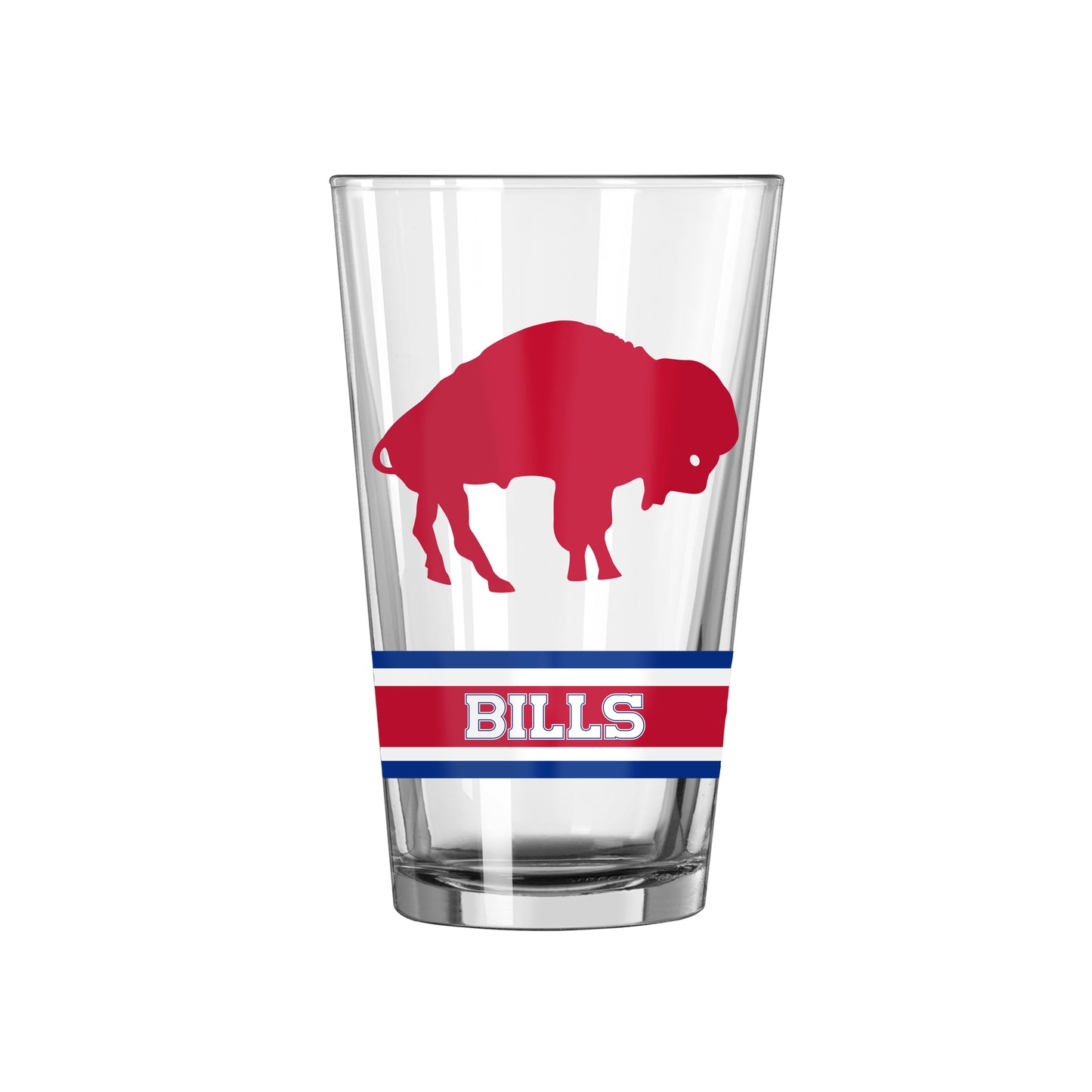 Buffalo Bills 16oz Gameday Stripe Pint Glass