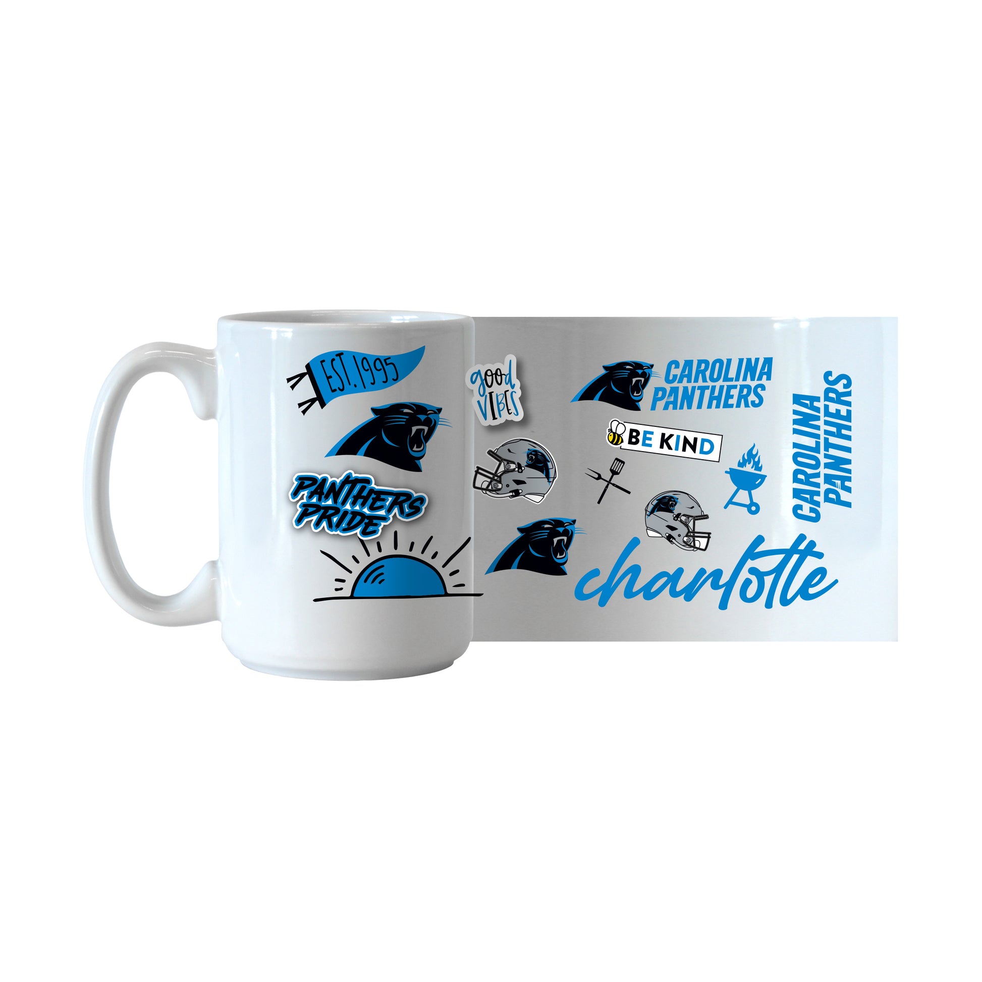 Carolina Panthers 15oz Native Sublimated Mug
