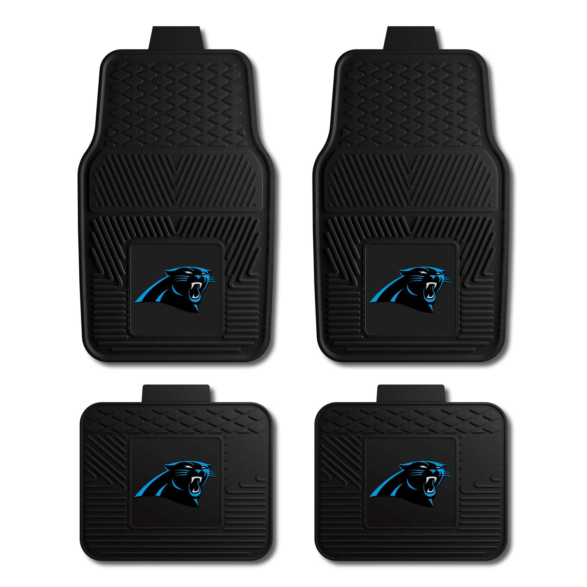 NFL - Carolina Panthers 4-pc Vinyl Car Mat Set