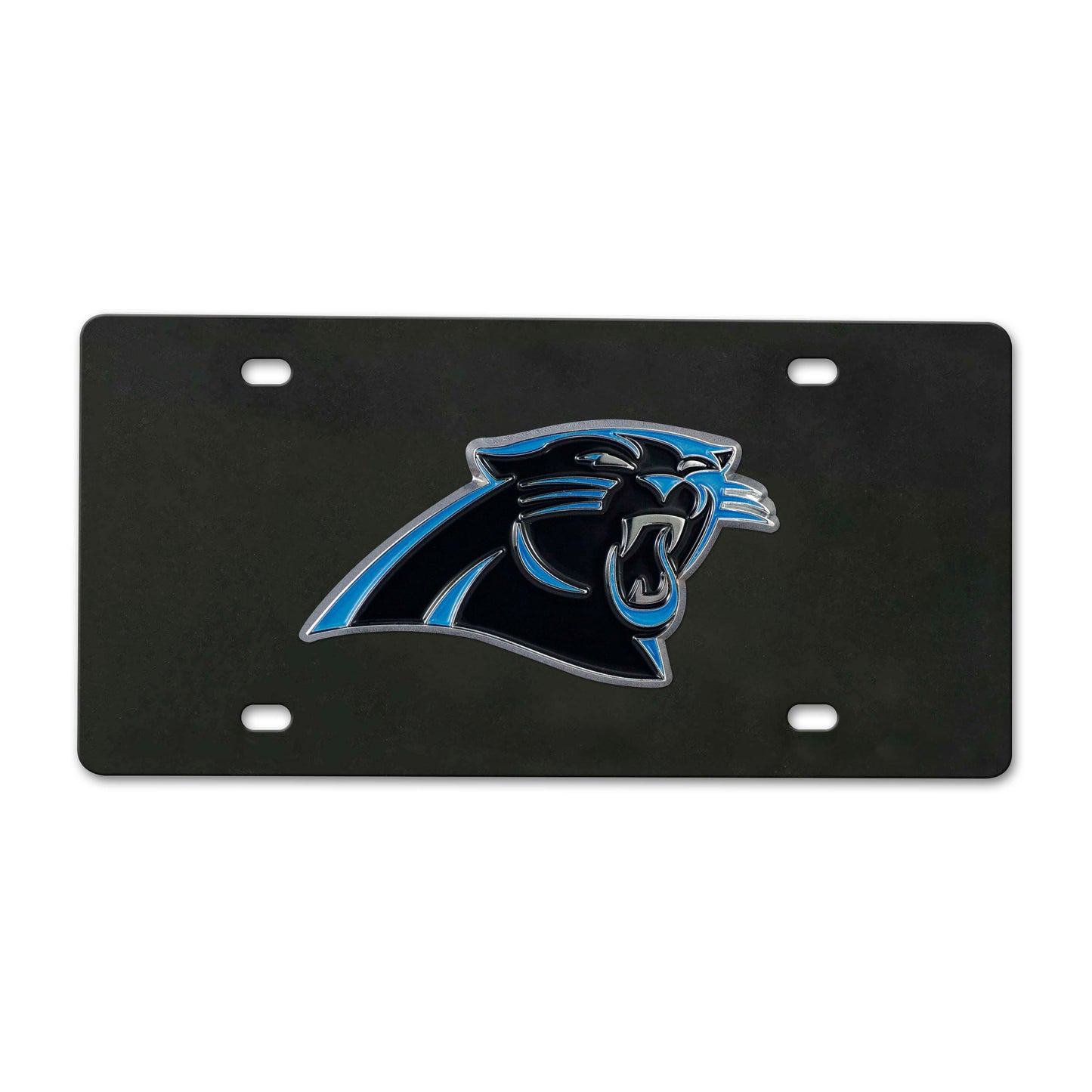 NFL - Carolina Panthers Black Diecast License Plate