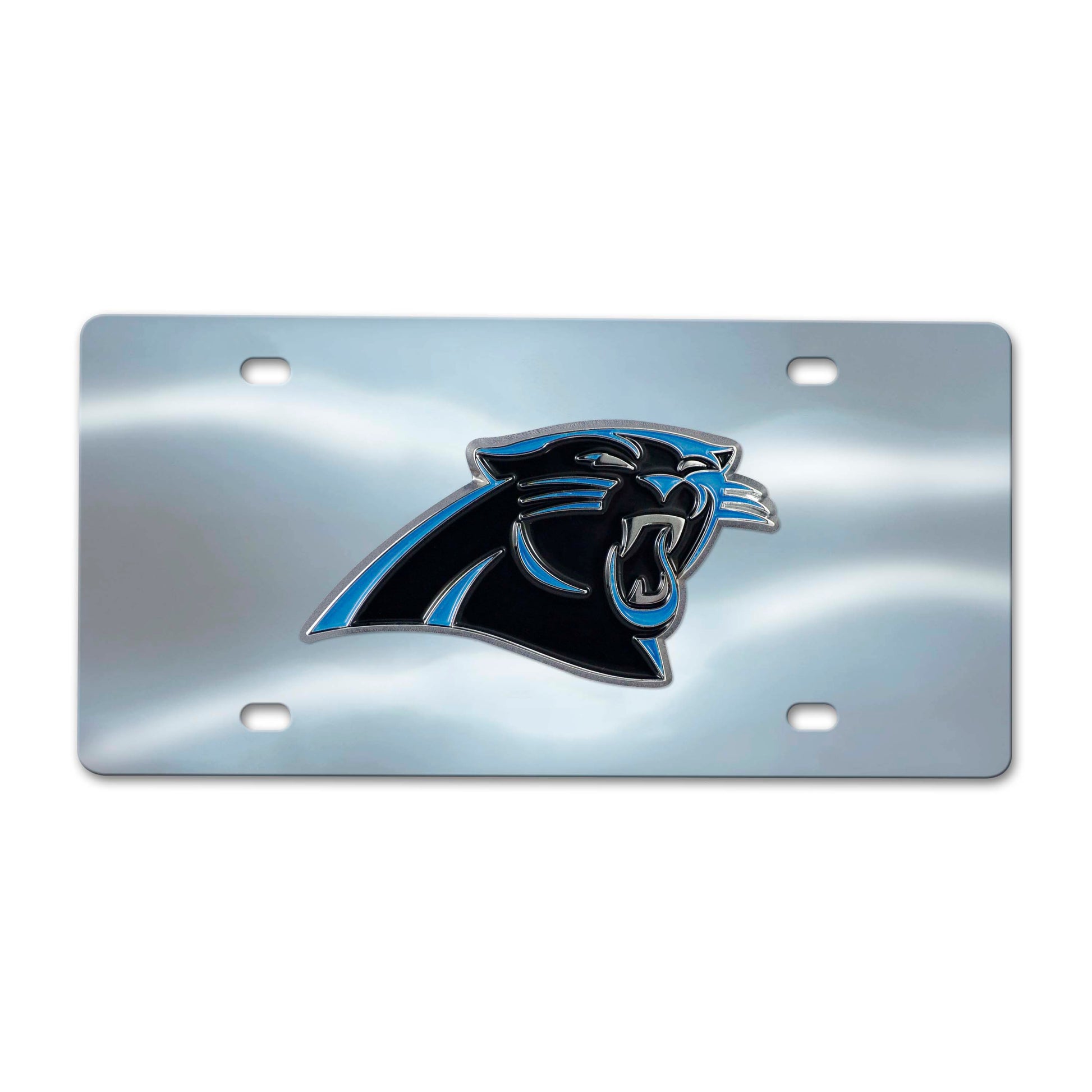 NFL - Carolina Panthers Chrome Diecast License Plate